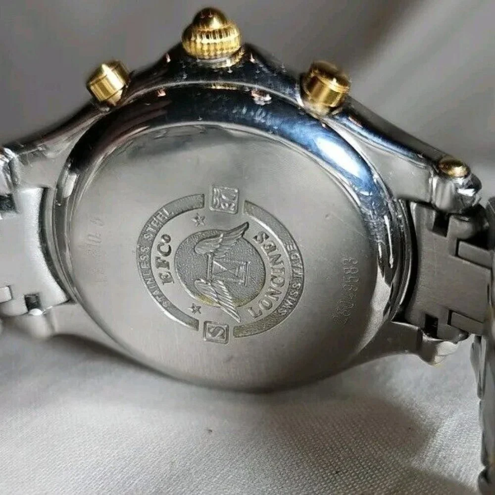 Vintage 1969 Longines Golden Wing Gold Mens Watch L3.610.5 35mm Stainless Steel - Picture 9 of 13